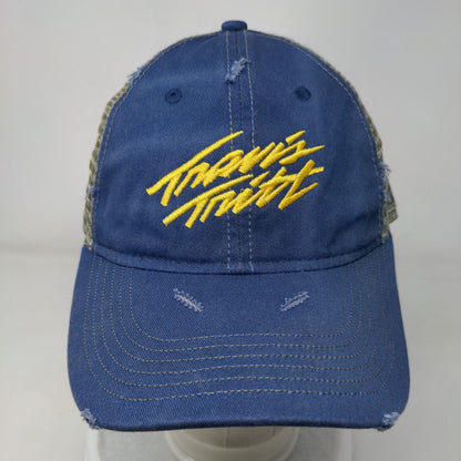 Travis Tritt Slideback Trucker Hat Multicolor OS Adjustable Mesh Back Sportsman