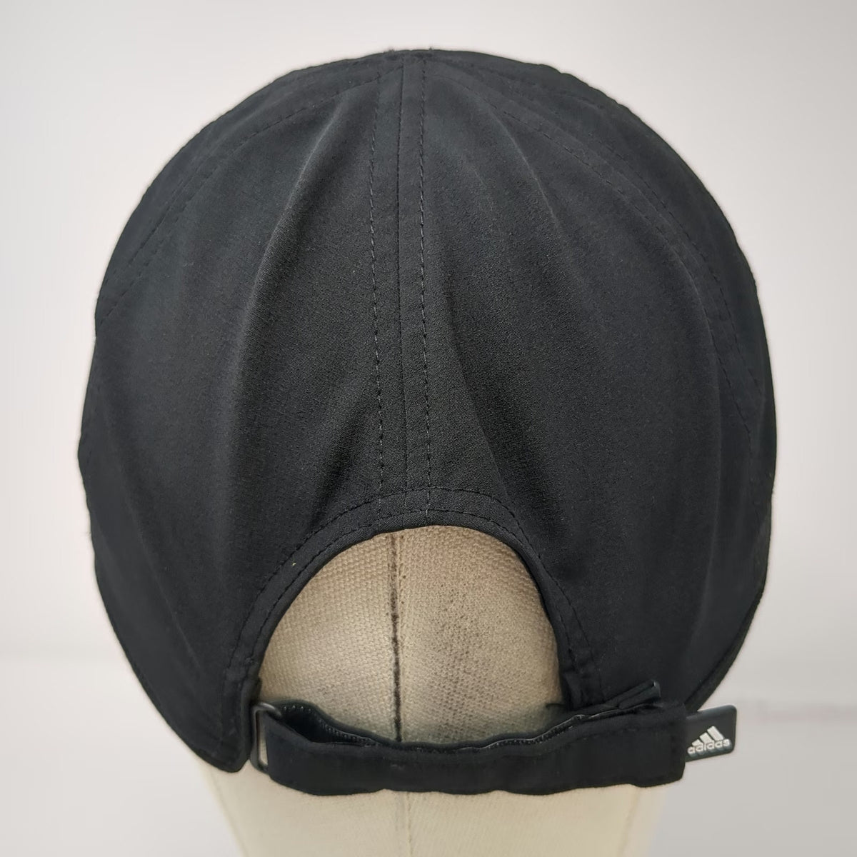 Adidas Baseball Cap Black One Size Climalite Moisture Wicking Slideback Hat