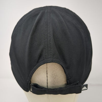 Adidas Baseball Cap Black One Size Climalite Moisture Wicking Slideback Hat