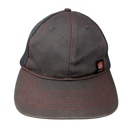 Jack In The Box Strapback Mesh Back Hat Gray One Size Adjustable 6 Panel