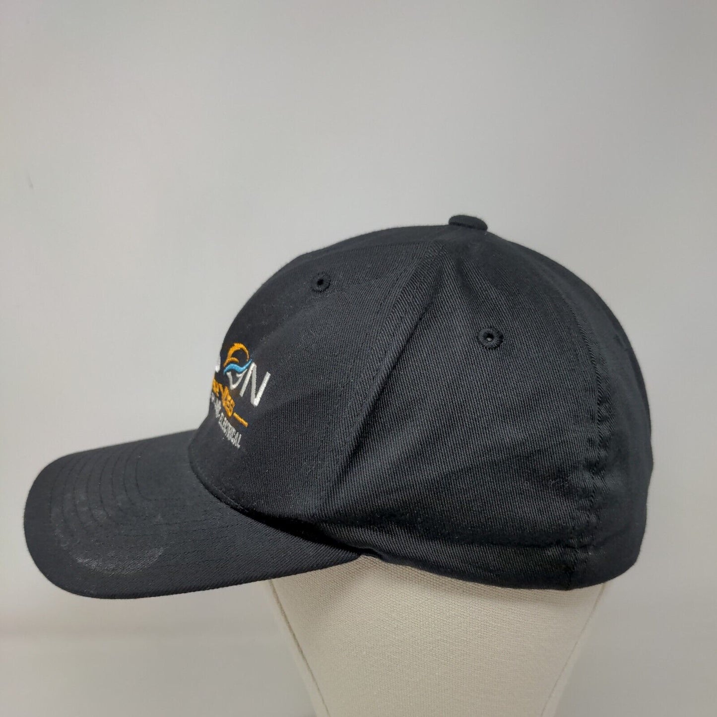 Mason Pro Services Air Conditioning Plumbing Fitted Hat Black L/XL Flexfit