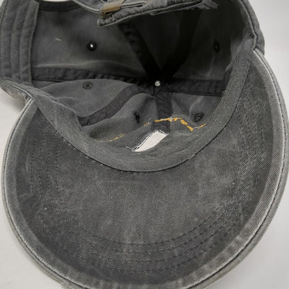 Anvil Baseball Cap Gray One Size Intercoastal Corporation Embroidered Cotton Hat