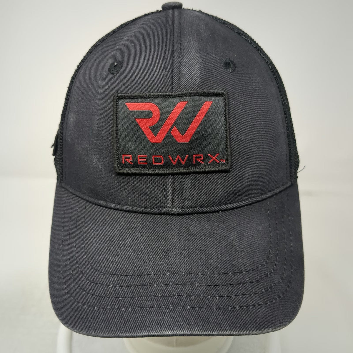 Hoyt Archery REDWRX Trucker Hat Black Red One Size Snapback Mesh Patch Hunting