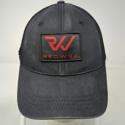Hoyt Archery REDWRX Trucker Hat Black Red One Size Snapback Mesh Patch Hunting
