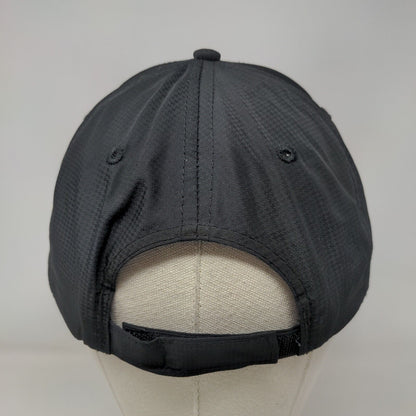 Ver-Mac Strapback Hat Black One Size Adjustable Embroidered 6 Panel