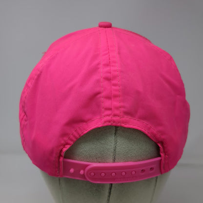 Sportcap 5 Panel Pink One Size Rope Snapback Hat Nylon Terry Cloth Unstructured