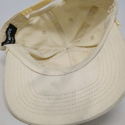 Wish Me Luck 5 Panel Beige One Size Hat Rope Camo Patch Snapback Ready Mix 777