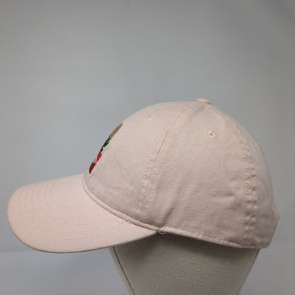 Mighty Fine Slideback Hat Pink One Size Adjustable Embroidered 6 Panel Cotton