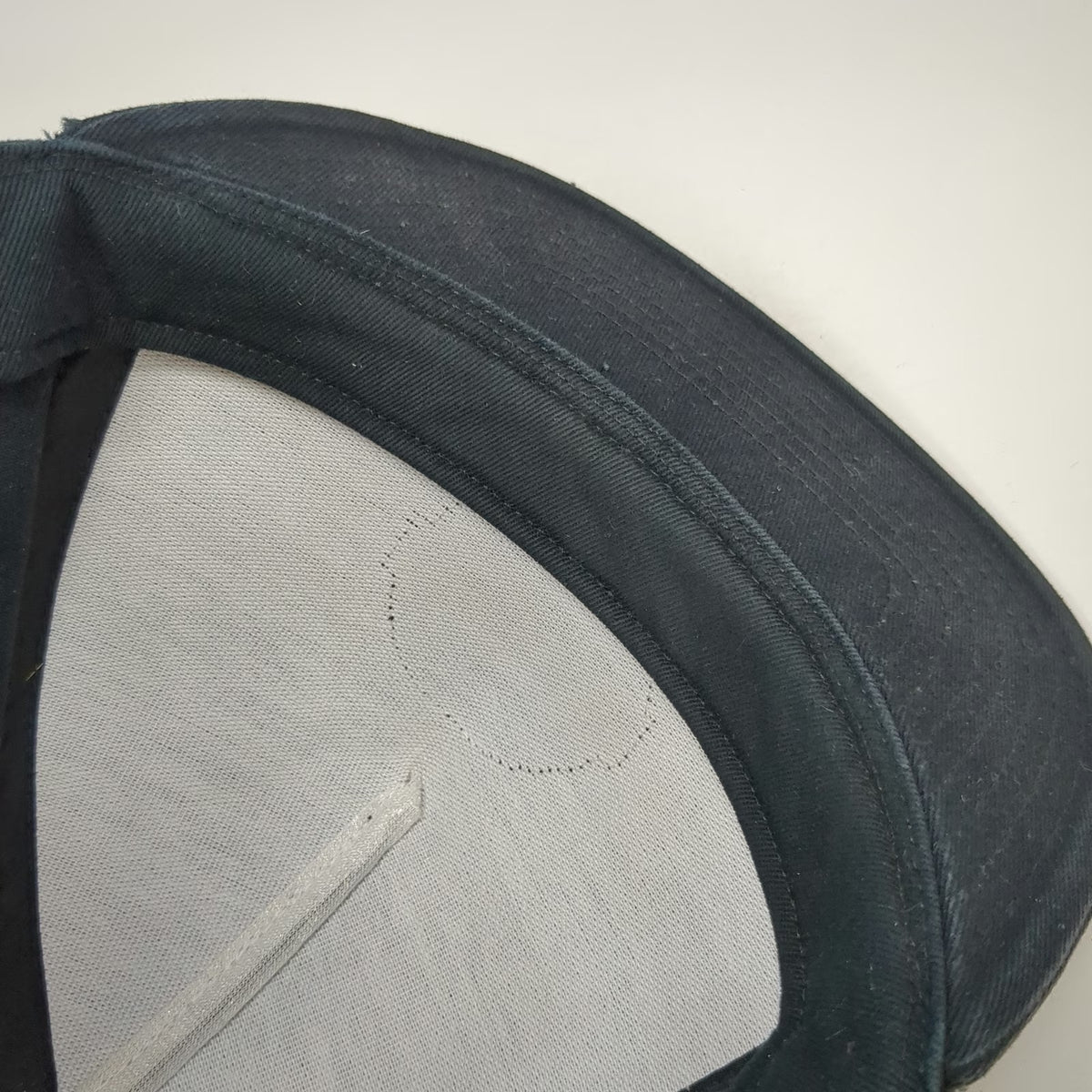 Vans 5 Panel Black Hat One Size Checkerboard Patch Snapback Flat Brim Cotton
