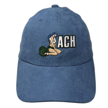 Port Authority Baseball Cap Blue One Size Hula Girl ACH Tempstat Slideback Hat