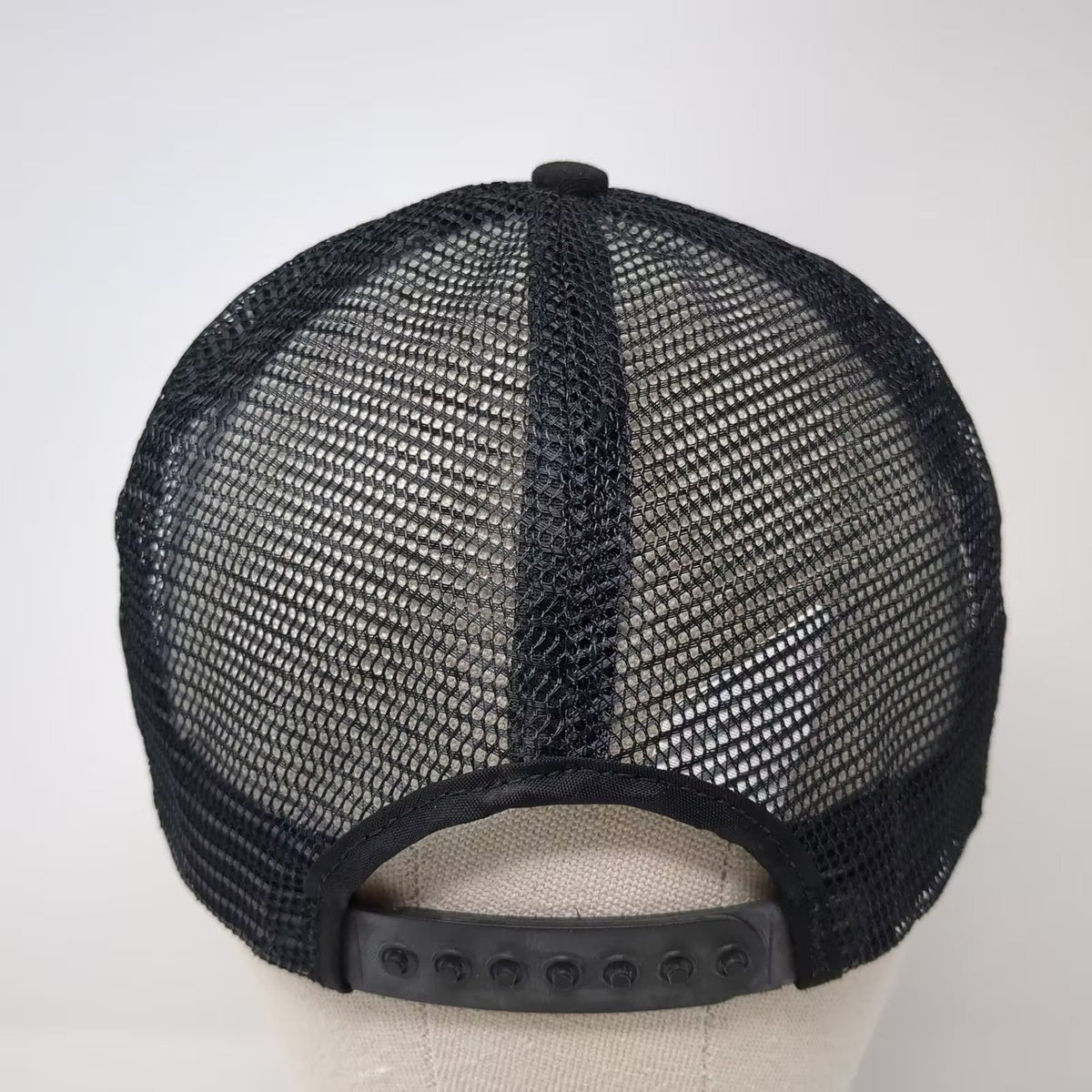 Cyanamid AgriCenter Custom Application Trucker Hat Black Snapback USA Vintage