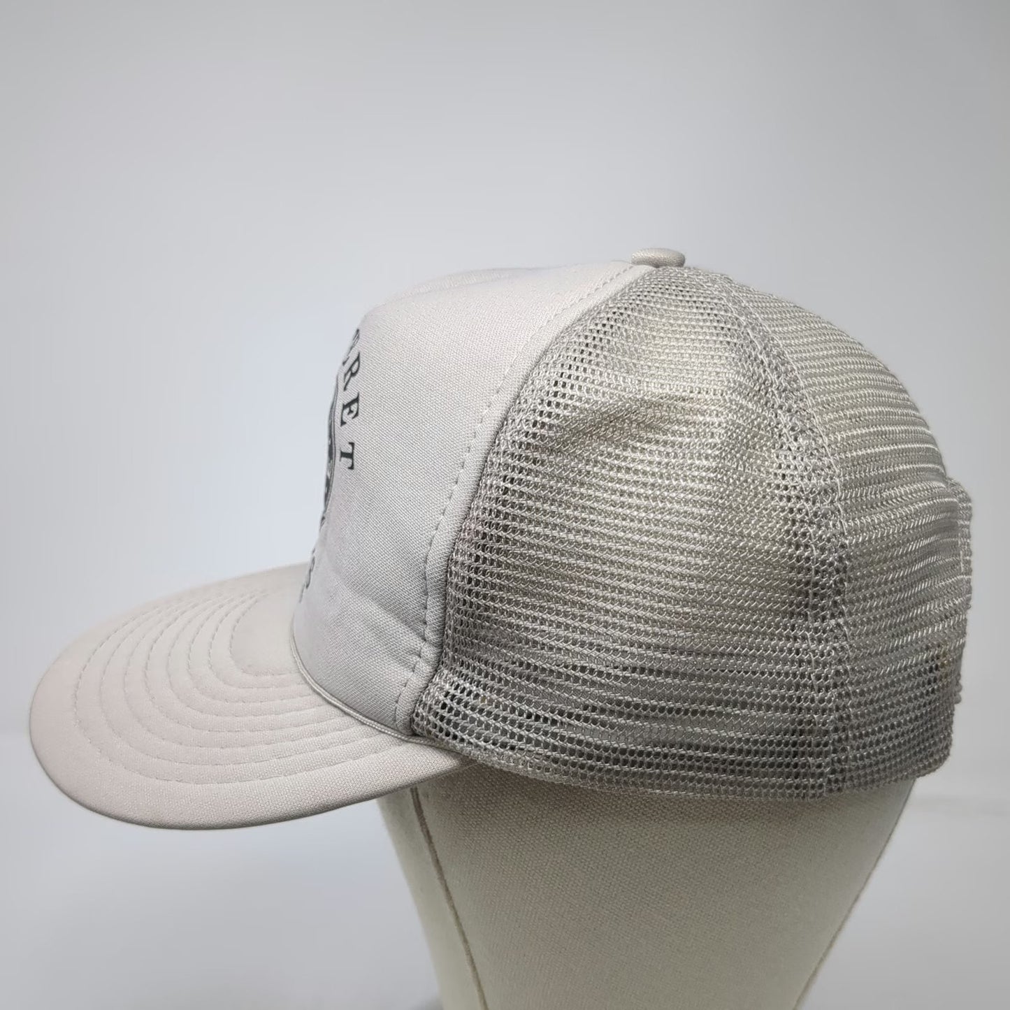 Kenda Trucker Hat Gray One Size Carteret Elks 2235 BPOE Mesh Snapback Foam Front