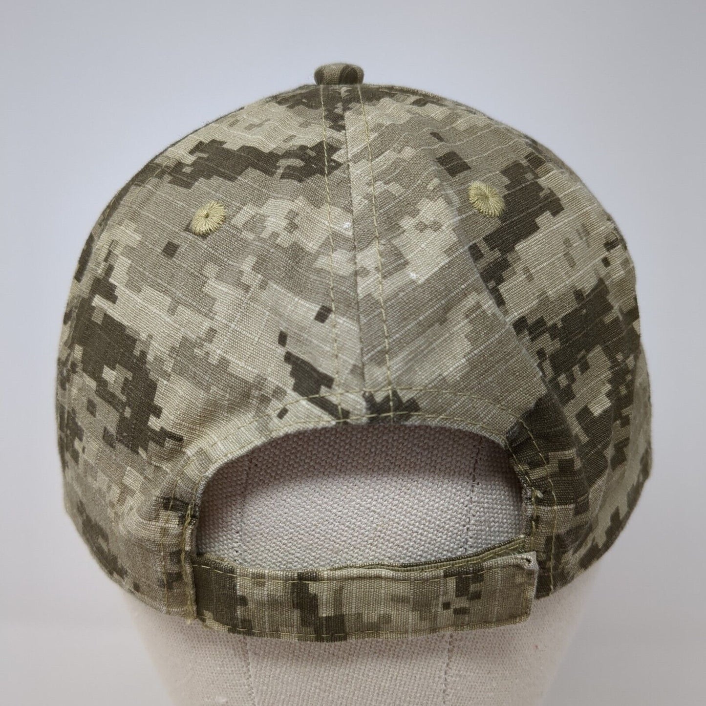 Midwest Block & Brick Strapback Hat Camouflage One Size Adjustable Embroidered