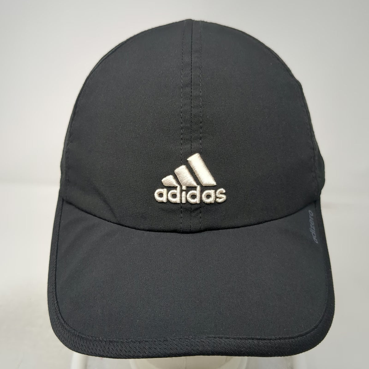 Adidas Baseball Cap Black One Size Adizero Climacool Curved Brim Slideback Hat