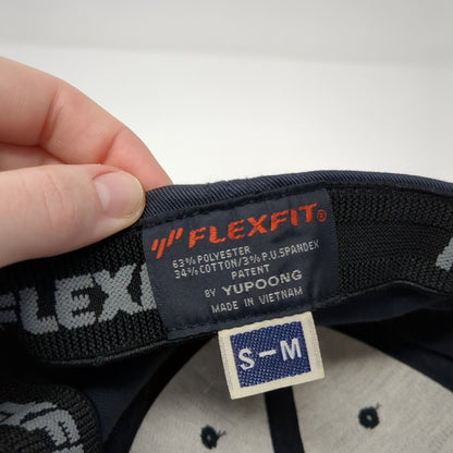 RIP On Police Fitted Hat Blue S/M Flexfit Embroidered Vented Holes Yupoong
