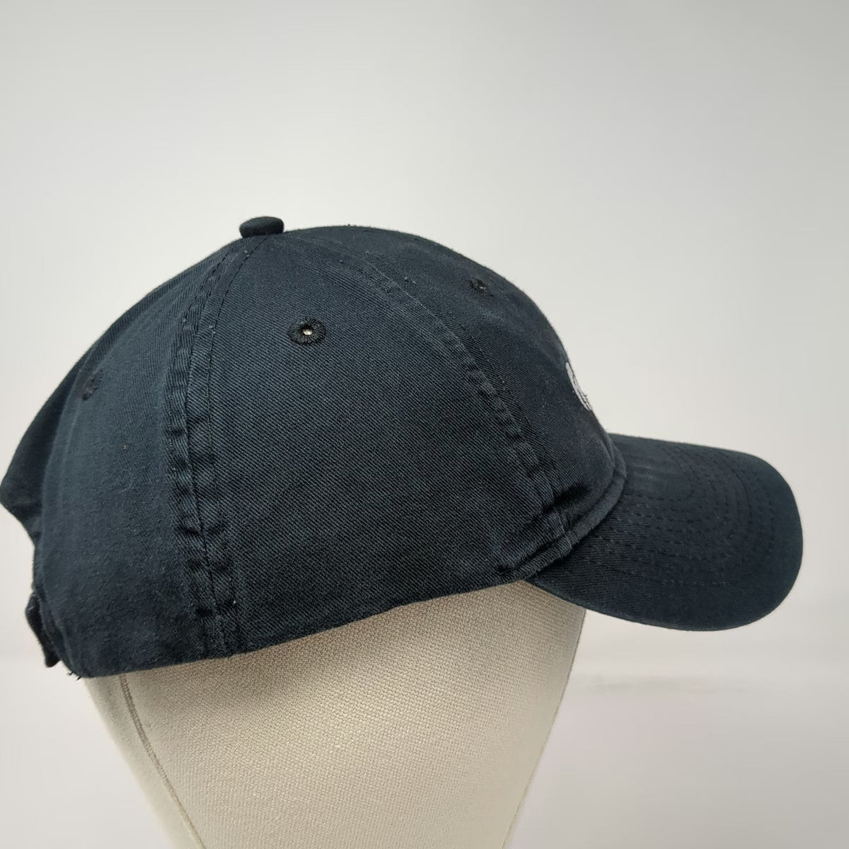 Port & Company Baseball Cap Black One Size Strapback Cotton Embroidered Gree Hat