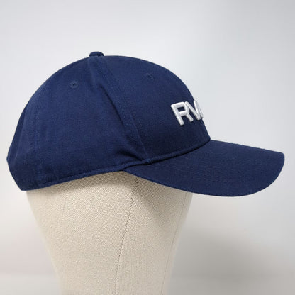RVCA Snapback Hat Blue One Size 3D Embroidery Structured Cap Logo Surf Skate