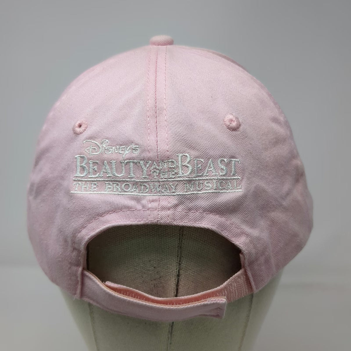 Disney Beauty and the Beast Broadway Musical Pink Hat One Size Baseball Cap