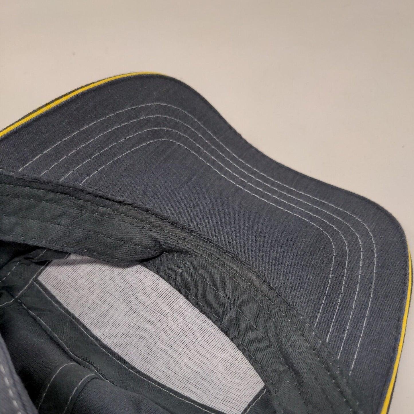 McDonald's Slideback 5 Panel Hat Gray One Size Solid Employee Uniform