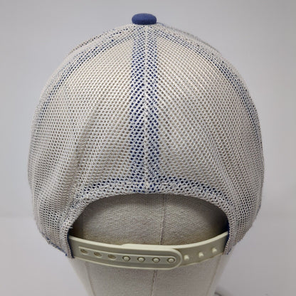 Cabela's 1961 Snapback Trucker Hat Blue One Size Mesh Back Embroidered