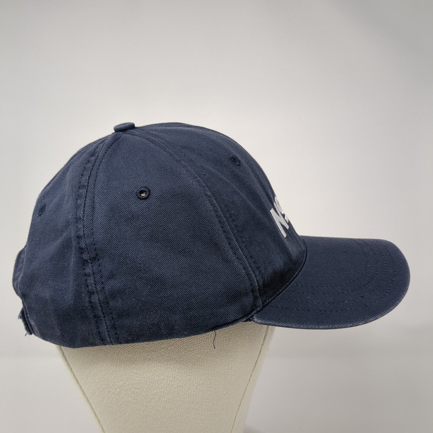 No 46 Biden Strapback Hat Blue OSFA Adjustable Embroidered 6 Panel Unionwear