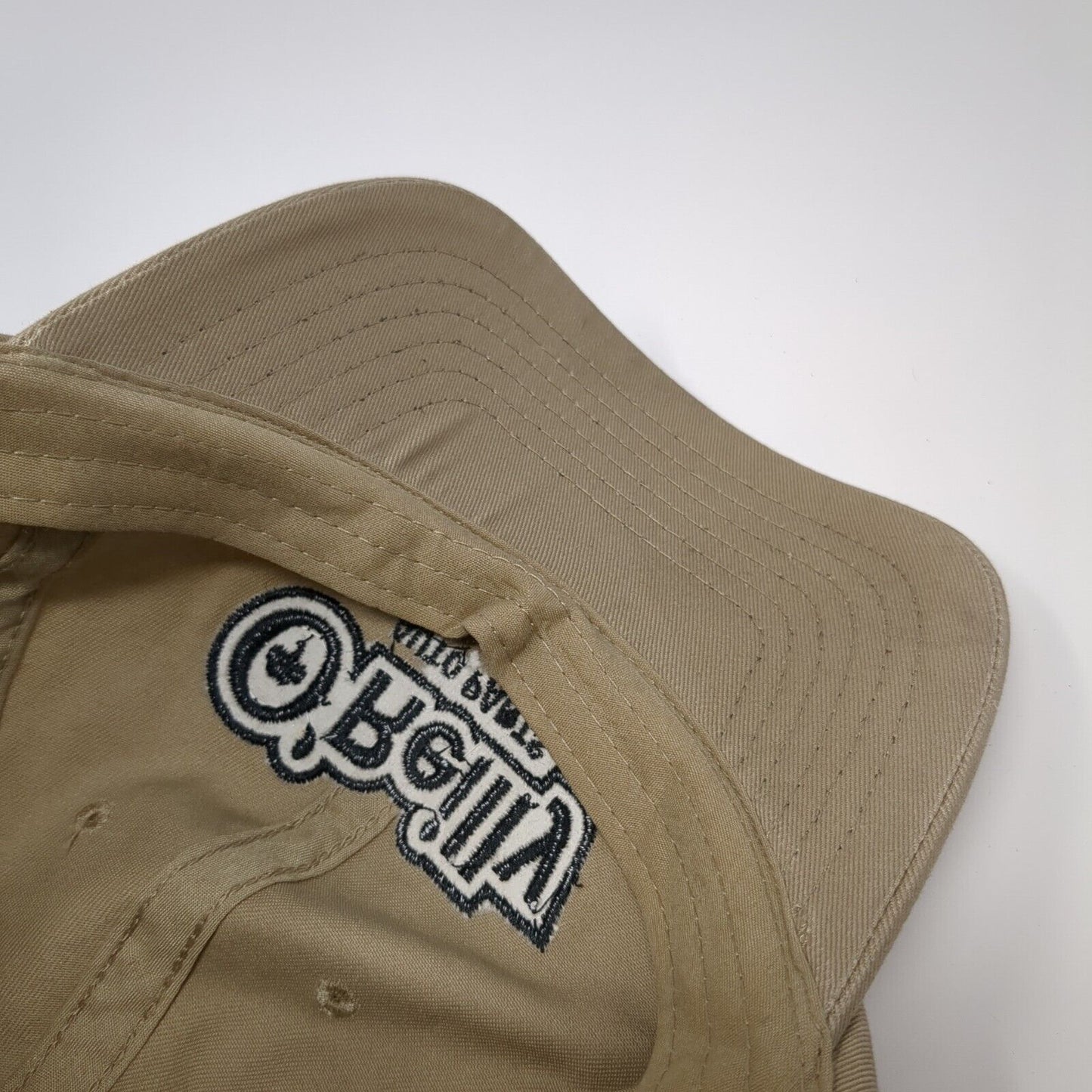 O'Reilly Auto Parts Strapback Hat Tan One Size Adjustable Embroidered Cotton