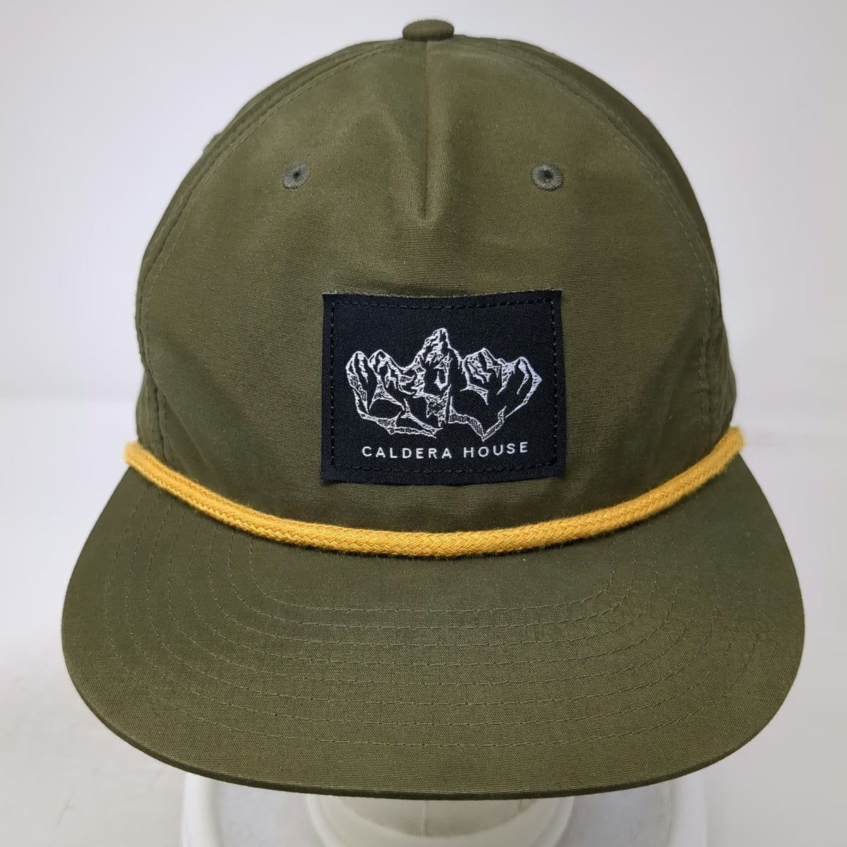 You Know. 5 Panel Green Hat One Size Jackson Hole WY Mountain Rope Snapback