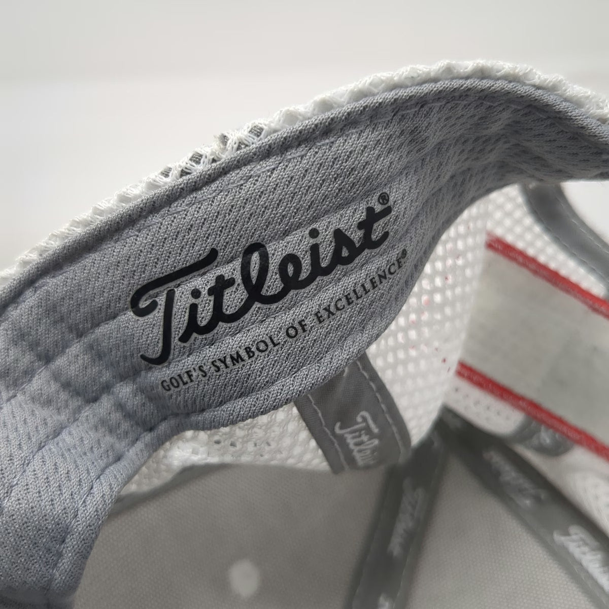 Titleist Trucker Hat White Blue One Size Mesh Pro V1 FootJoy FJ Golf Snapback