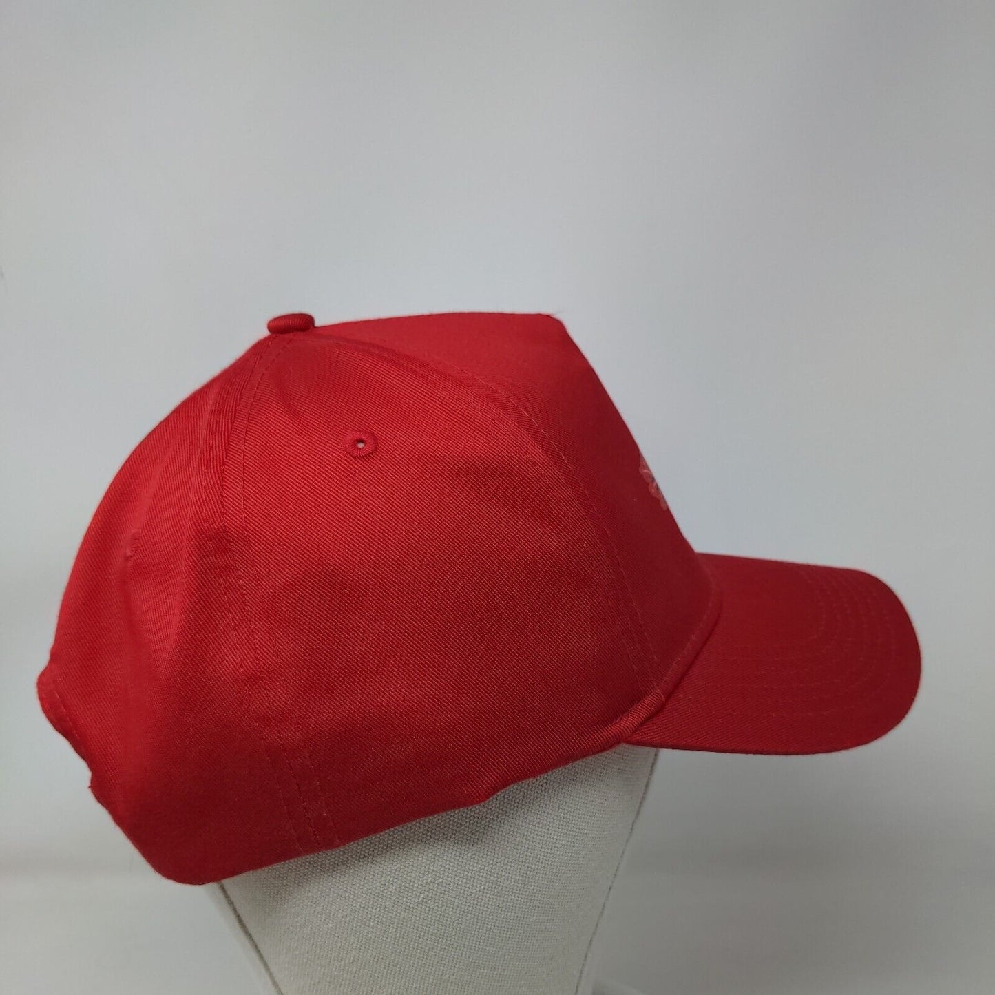 Servin' Up Sparks Lebanon Snapback Hat Red One Size Solid Adjustable