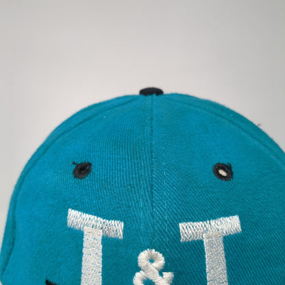 T&T Trucking Slideback Hat Blue One Size Adjustable Embroidered Otto