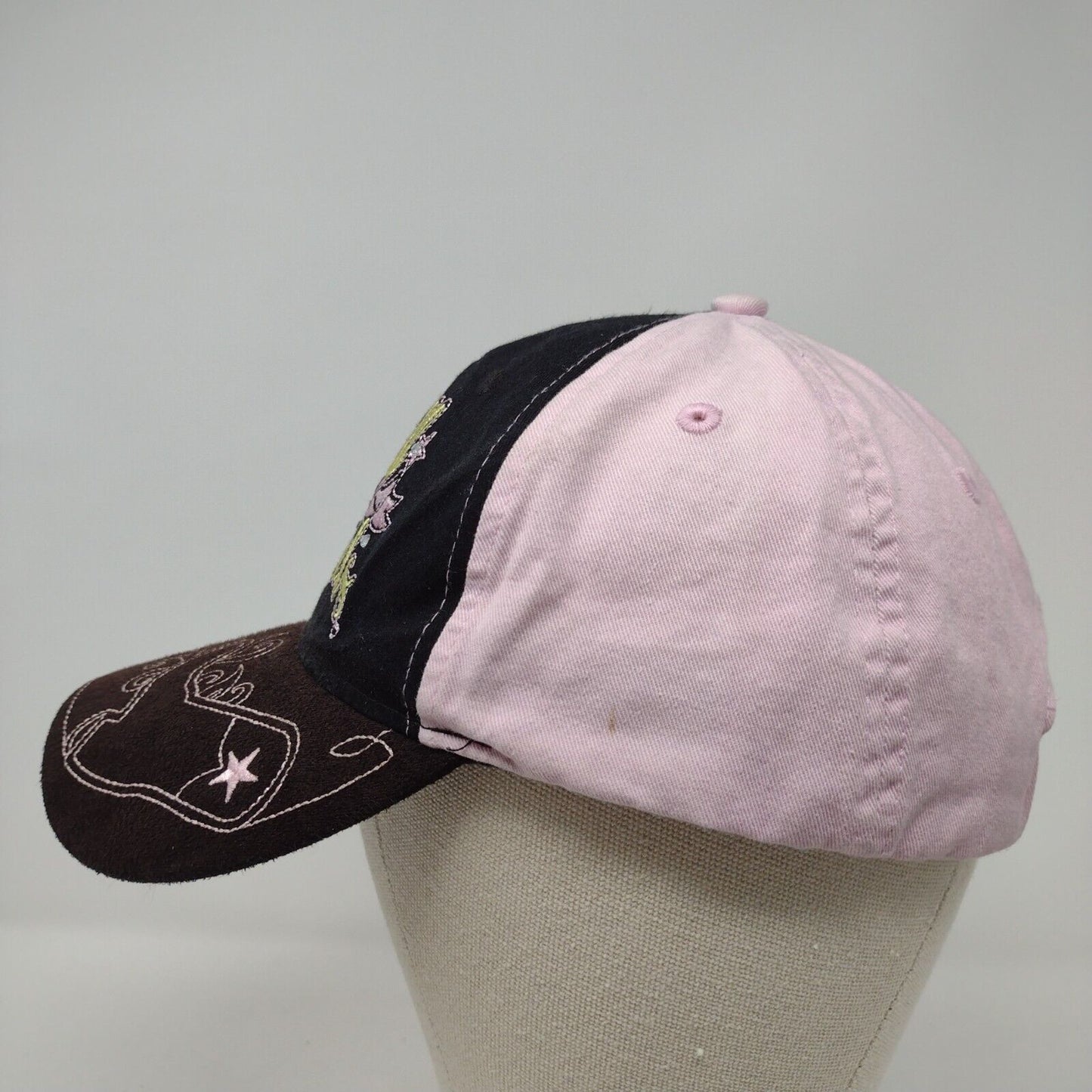 Hell On Heels Strapback Hat Multicolor OSFA Adjustable Embroidered Vented Holes