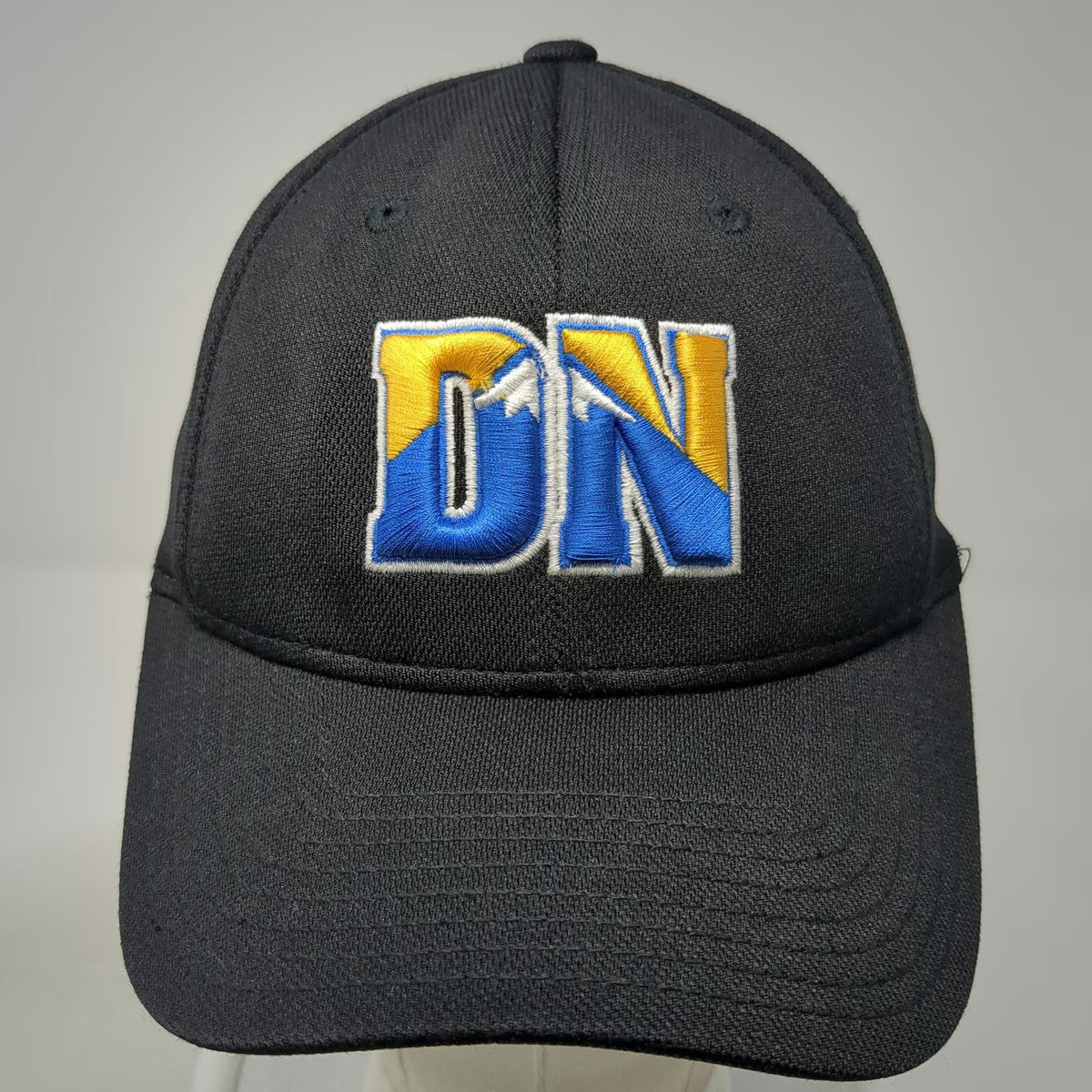 Denver Nuggets NBA Reebok Hat Black One Size DN Mountain Logo Logoman Flex Fit