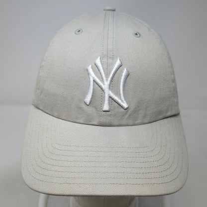 '47 New York Yankees MLB Baseball Cap Gray One Size Cotton Slideback Logo Hat