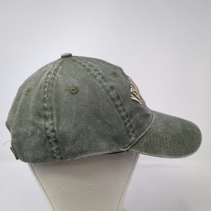 Lucky 7 Yellowstone National Park Buffalo Green One Size Baseball Cap Hat Cotton