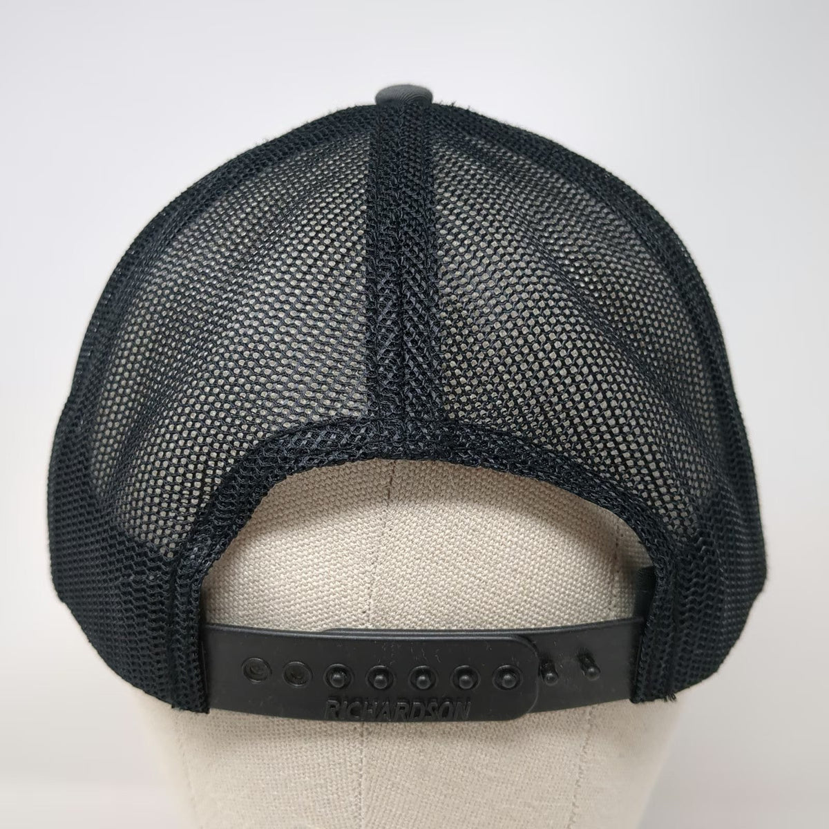 Richardson Trucker Hat Gray One Size Crown Utilities LLC Logo Snapback Mesh Back