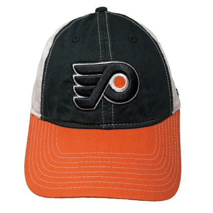 Philadelphia Flyers NHL Reebok Baseball Cap Black White Orange One Size Logo