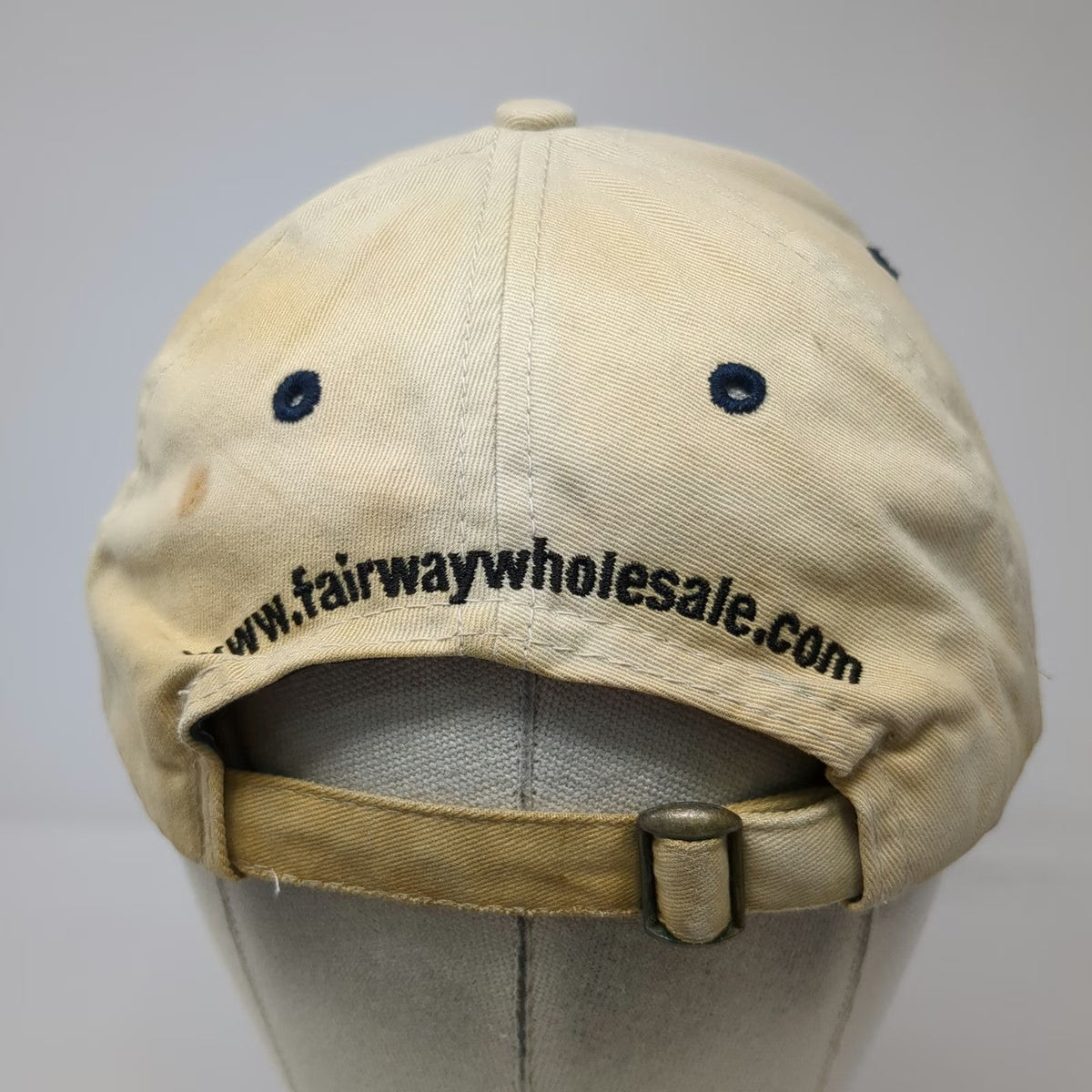Fairway Baseball Cap Beige One Size Slideback Golf Wholesale Tapco Nailite Hat