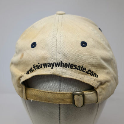 Fairway Baseball Cap Beige One Size Slideback Golf Wholesale Tapco Nailite Hat