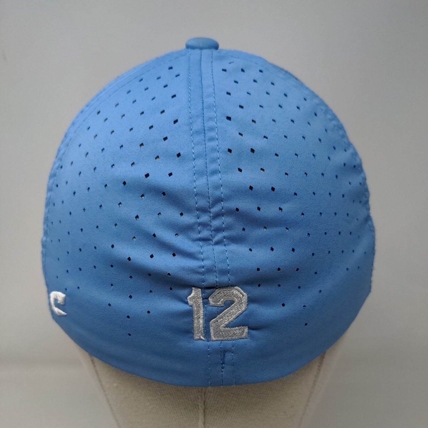 Champro Fitted Hat Blue Small-Medium Embroidered Laser Cut 6 Panel