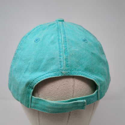 Bicycle Savannah GA Strapback Hat Bluish-Green One Size Embroidered