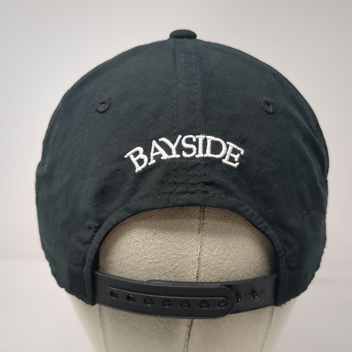 atonal 5 Panel Black Hat One Size Snapback Rope Bird Bayside 25 Nylon Cotton