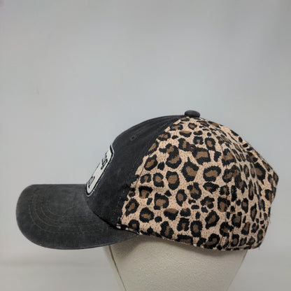 I'll Bring The Alcohol Strapback Hat Multicolor One Size Animal Print
