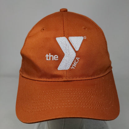 The YMCA 2019 Strapback Hat Orange One Size Embroidered Port & Company