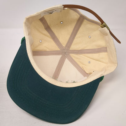 K-Products Baseball Cap Beige Green Plant Health Technologies Rope Hat Vintage