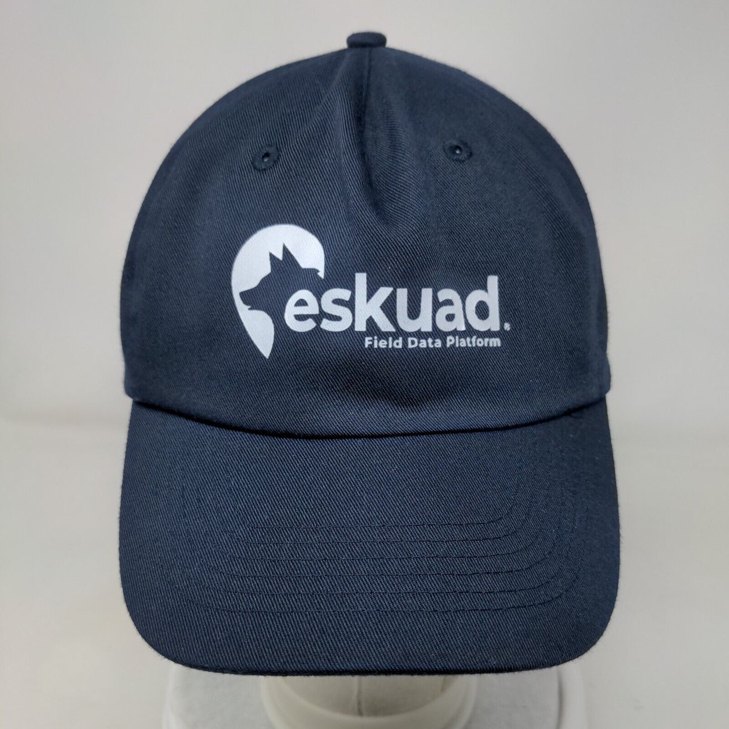 Eskuad Field Data Platform Strapback Hat Blue OSFM Adjustable Hit