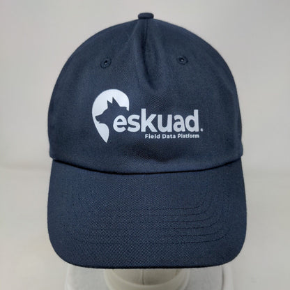 Eskuad Field Data Platform Strapback Hat Blue OSFM Adjustable Hit