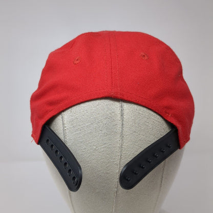 Nike Snapback Hat Red Toddler 2T-4T Adjustable Embroidered Colorblock