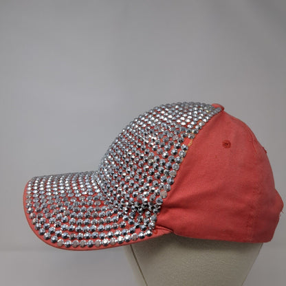 Something Special Strapback Hat Pink One Size Adjustable Bling 6 Panel