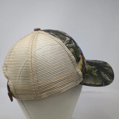 CustomHats Baseball Cap Green Camo One Size Strapback Mesh Embroidered Hat