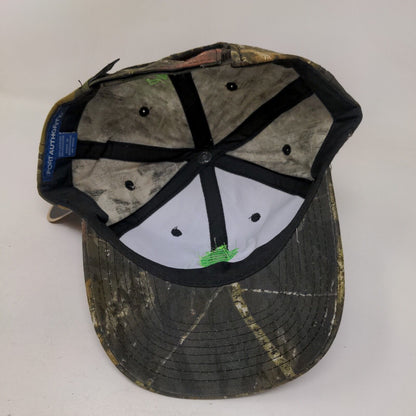Heatec Parts Strapback Hat Camouflage One Size Embroidered Port Authority